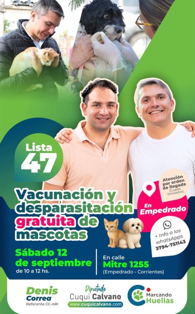 Flyer Castración Corrientes